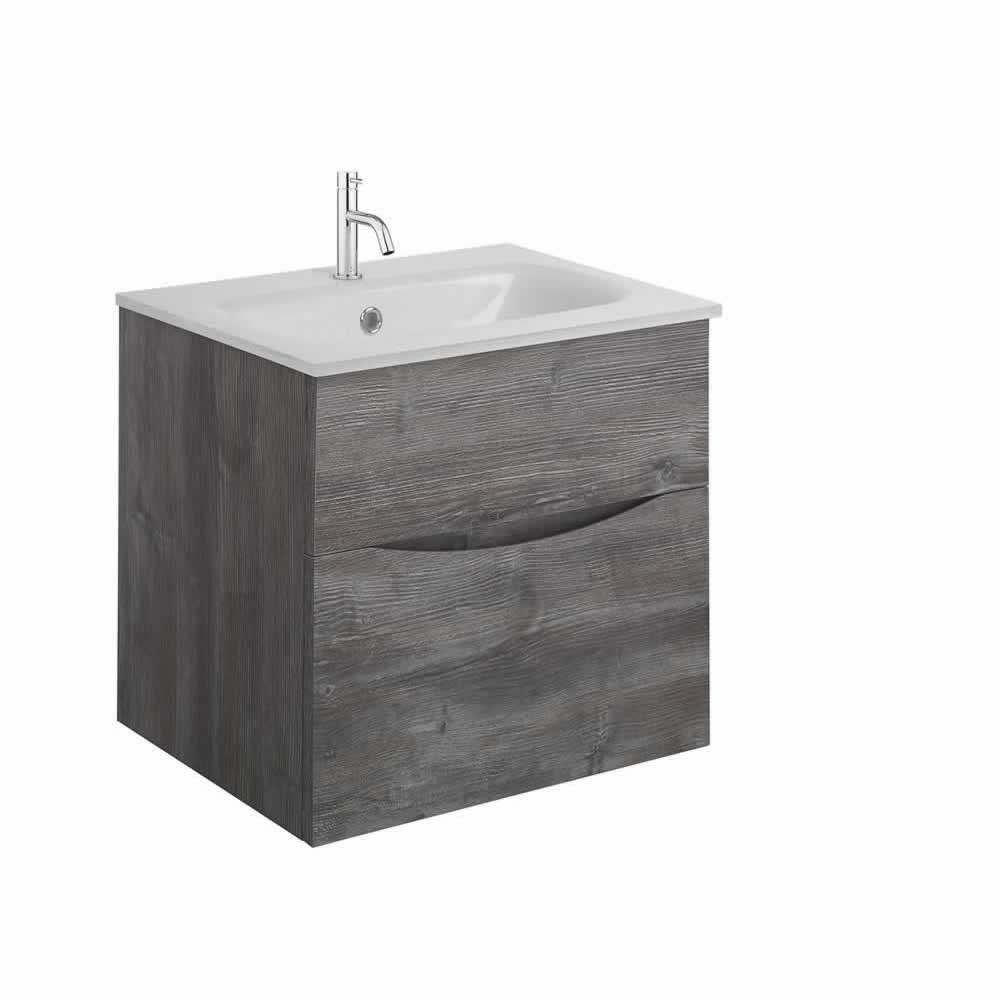 Glide II 50 Unit & Ice White Glass Basin
